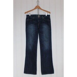Banana Republic Jeans Womens 30 Bootcut Low‎ Rise Dark Wash Stretch Denim Y2K